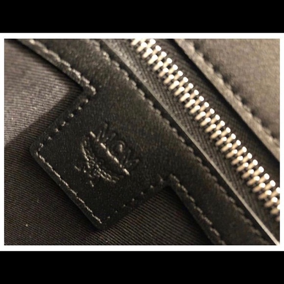 Authentic MCM Black Leather Bag/Purse - Picture 5 of 8